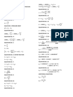 Expansion Devices Formulas