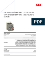 Abb Capacitor Magnet Contactor 1sbl411022r8022 3471522224804 Technical Spec