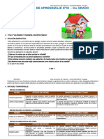 5° Grado - Experiencia de Aprendizaje N°02