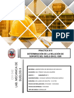 Practica N°3 Determinación de La Relación de Soporte Del Suelo en El CBR