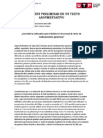 Tarea - Texto Argumentativo