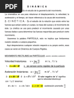 1a UNIDAD 1.0 Cinemática de Partículas Cap 11 (2022-1)