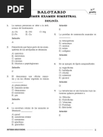 Biolog - 3°grado - Bal-Ex-Bim N°1