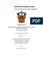 PRÁCTICA 10. Determinación Del Contenido de Sodio y Potasio en Bebidas Rehidratantes Comerciales