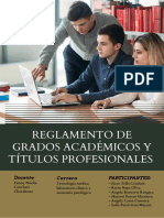 REGLAMENTO DE GRADOS ACADÉMICOS Y TÍTULOS PROFESIONALES - Ensayo 41