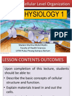 TOPIC 2 Cellular Level of Organization