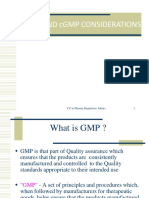 Presentation GMP and CGMP Considerations