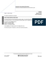 Cambridge International Advanced Subsidiary and Advanced Level