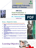 HM 211 - Part 3 - History of Culinary Arts