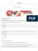 Evaluación de La Unidad 4 - Unidad 4. Empatía, Tolerancia y Respeto - Material Del Curso BIEM23022X - MéxicoX