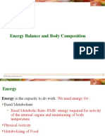 Energy Balance and Body Composition