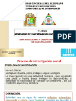 Seminario de Investigación PARADIGMAS Y DISEÑO DE PROYECTO DE INVESTIGACIÓN