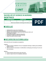 Course Unit 13 Ethical Issues Related To Technology in The Delivery of Health Care