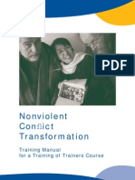 Nonviolent Conflict Transformation Training Manual For A Training of Trainers Course