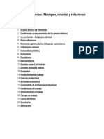 Sistema Económico, Aborigen, Colonial y Relaciones de Trabajo