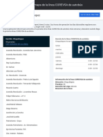 Corevsa: Horario y Mapa de La Línea COREVSA de Autobús