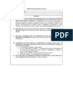 SA05Questionário Do Departamento de Recursos Humanos