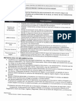 Instructivo Consumo de Medicamentos en Planta