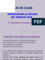 II. Fuentes Del Derecho Civil - 2023