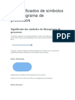 23 Significados de Símbolos Do Fluxograma de Processos