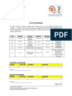 Formato Acta de Entrega