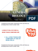 Cell Structure and Functions