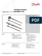 Exhaust Gas Temperature Sensors Type MBT 5113 and MBT 5116