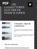 Tipos de Conductores Electricos Domiciliarios