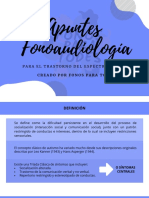 Apuntes Fonoaudiología TEA