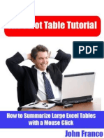 The Pivot Table Tutorial