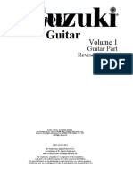 Suzuki Guitar School Vol 1