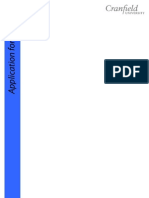 Application Form Cranfield Redistributed Absorption Process