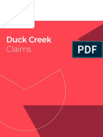 Duck Creek Claims Brochure