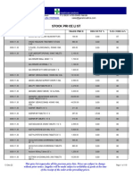 Price List