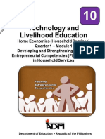 Q1Week1 - TLE HE HS10 - Q1 - Mod1 - Developing and Strengthening PECs Needed in HS