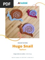 Hugo Snail Applique Us