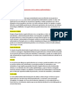 Componentes de La Cadena Epidemiológica