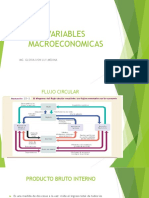 Variables Macroeconomicas: Mg. Gloria Ivon Luy Medina