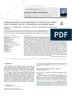 Leaching Mechanism of Ion-Adsorption Rare Earth by Mono Valence