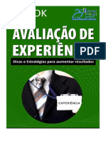 Ebook Avaliacao de Experiencia