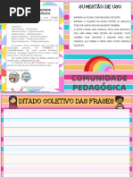 DITADO COLETIVO DE FRASES - @comunidadepedagogica