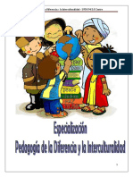 Pedagogia de La Diferencia y La Interculturalidad