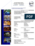 Oilfield Products Line Sheet - ECS Procurement Group