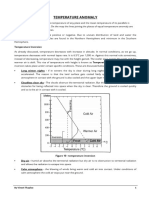 Temperature Inversion & Range of Temperature