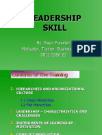 Leadership Skills Training