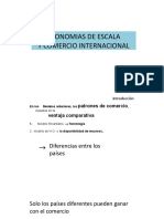 Economias de Escala y Comercio Internacional