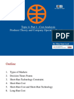 Topic 4 Output and Cost Analysis