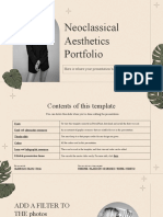 Neoclassical Aesthetics Portfolio by Slidesgo