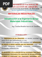 Tema #1 - Ciencia e Ingeniería de Los Materiales - Clasificación de Los Materiales