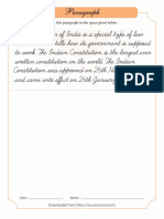 Cursive Paragraph ConstitutionOfIndia 0L